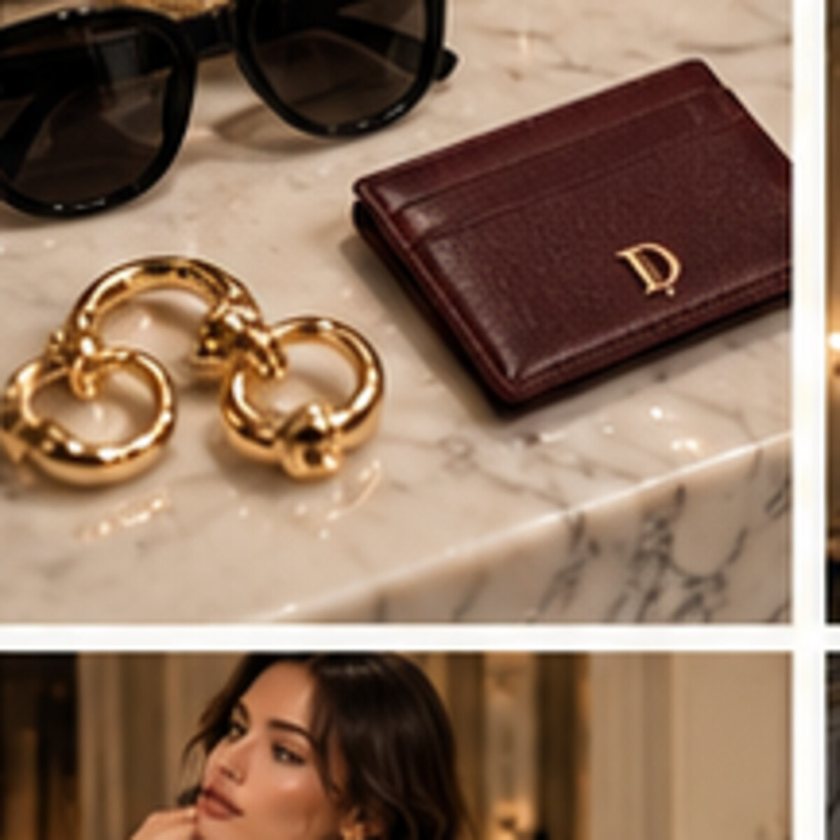 Luxury accessories and DEMETER card holder